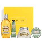 Almond Exfoliating Gift Set almond exfoliating gift set