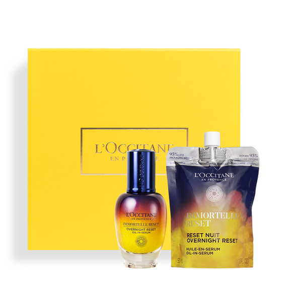 immortelle overnight reset serum refill duo