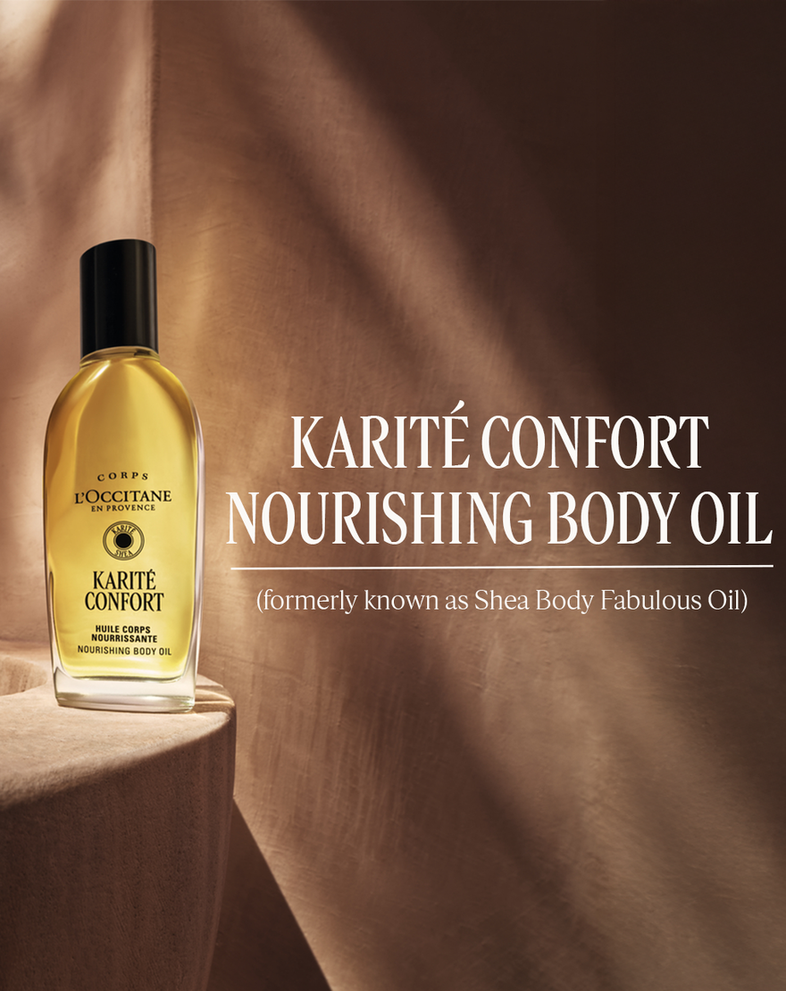 shea butter nourishing body oil