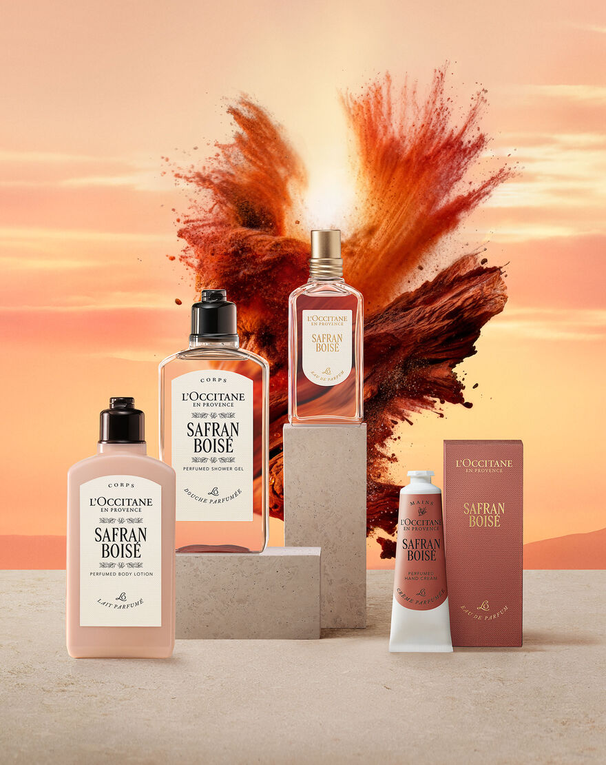 safran bois  perfumed hand cream