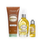 Almond Exfoliating Trio almond exfoliating trio