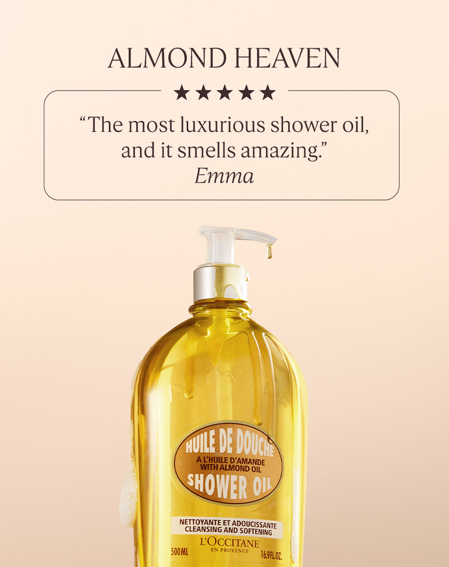 Almond Shower Oil, 500ml Almond Shower Oil