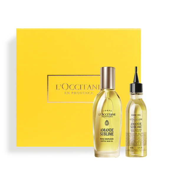 almond supple skin oil refill duo