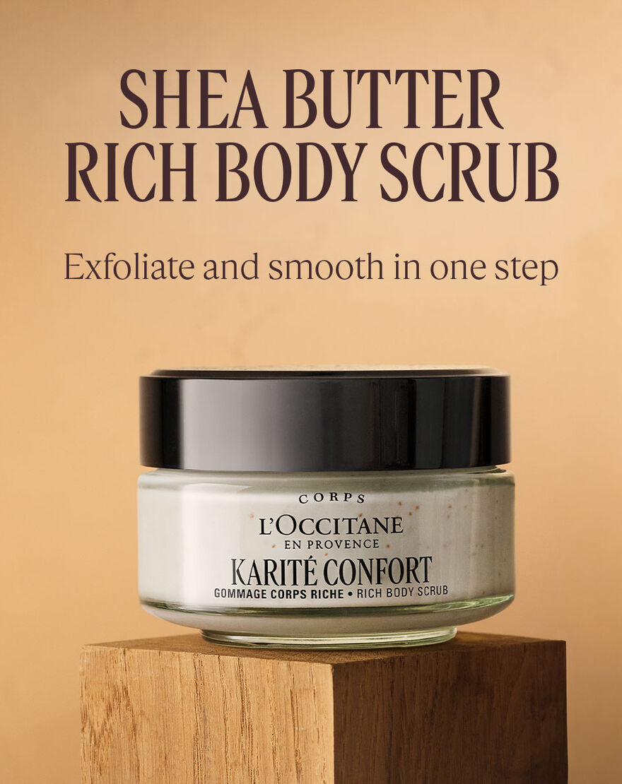 Shea Butter Rich Body Scrub shea butter rich body scrub