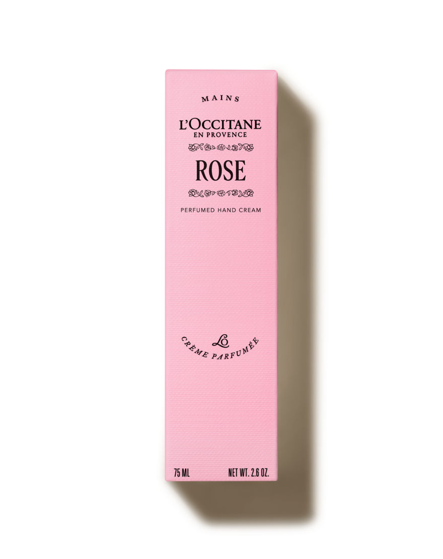 rose perfumed hand cream