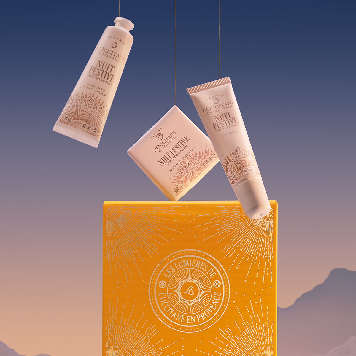 Almond Nuit Festive Lip Balm | Travel Size