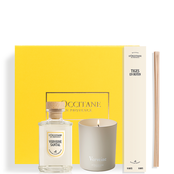 مجموعة موزع العطر المنزلي والشمع من فيربينا