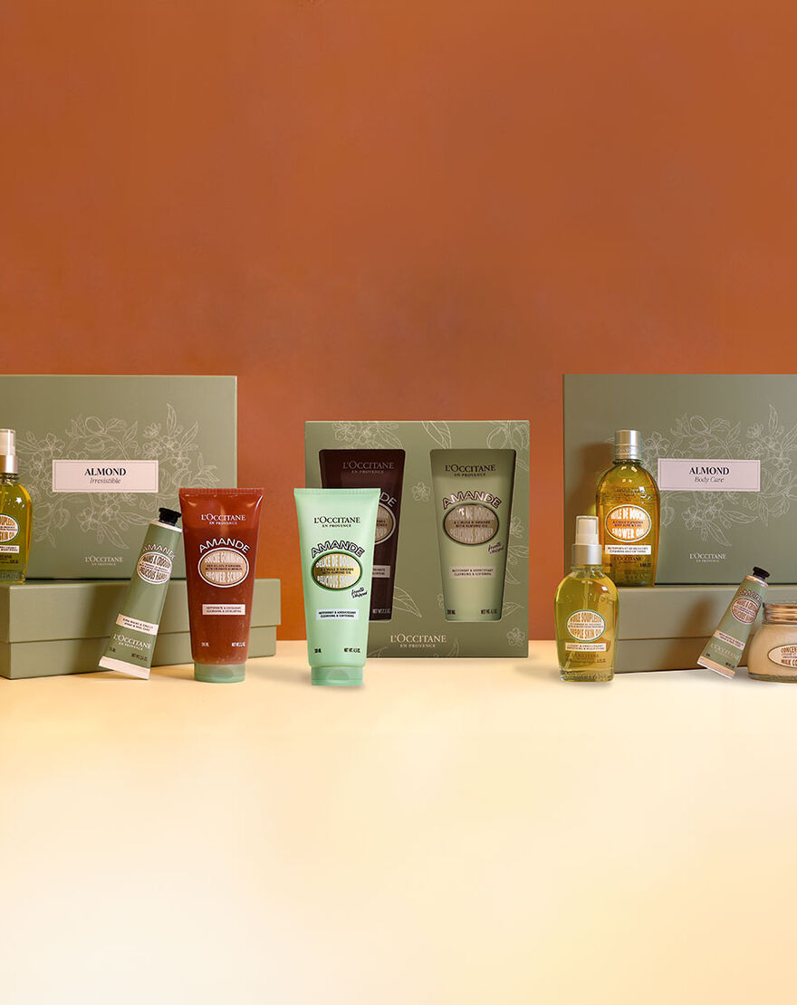Almond Body Care Set almond body care set