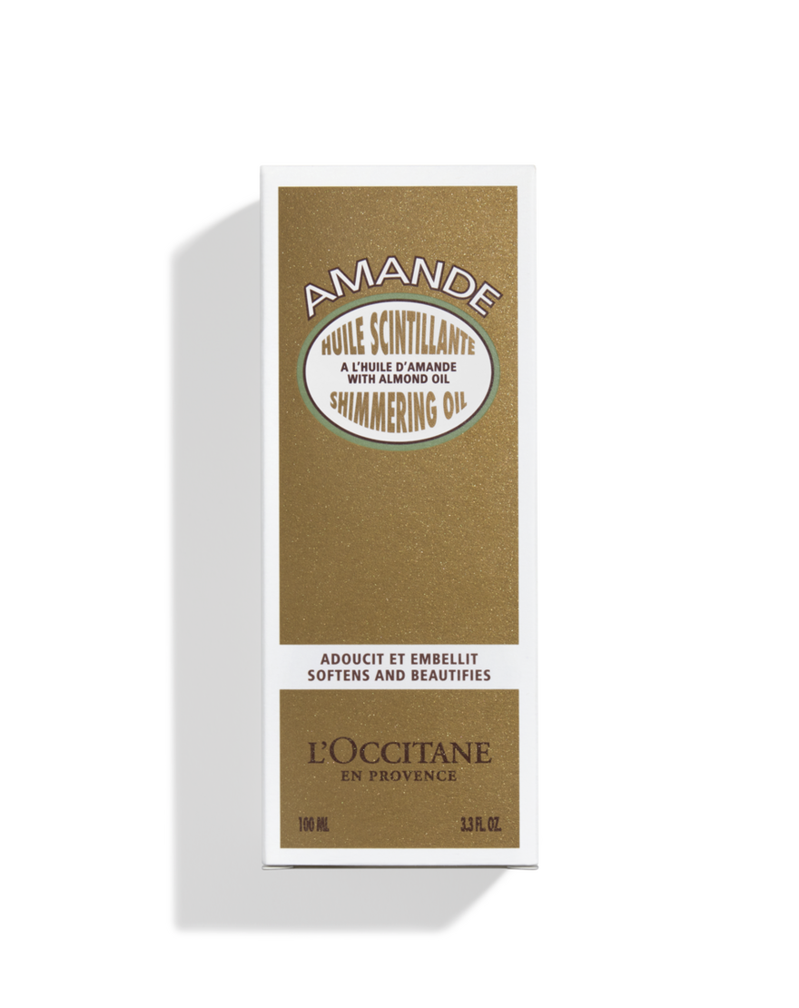 almond shimmering body oil