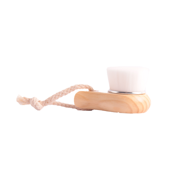 wooden facial cleanser