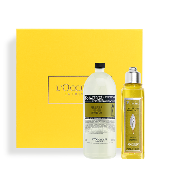 verbena shower gel refill duo