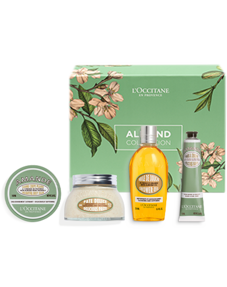 Almond Exfoliating Gift Set almond exfoliating gift set