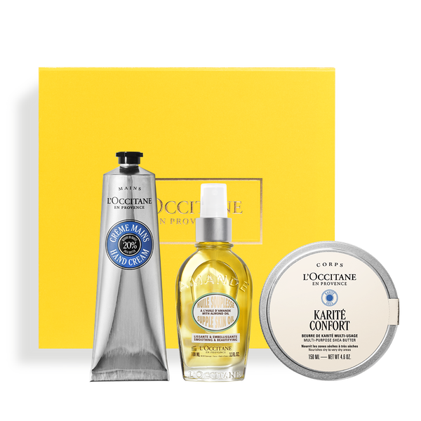 ثلاثي اللوز والشيا للجسم