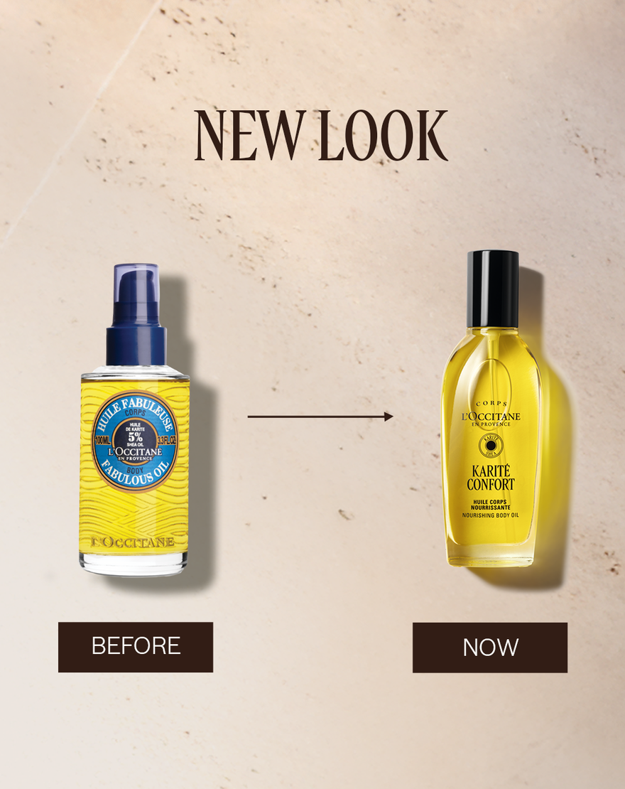 shea butter nourishing body oil