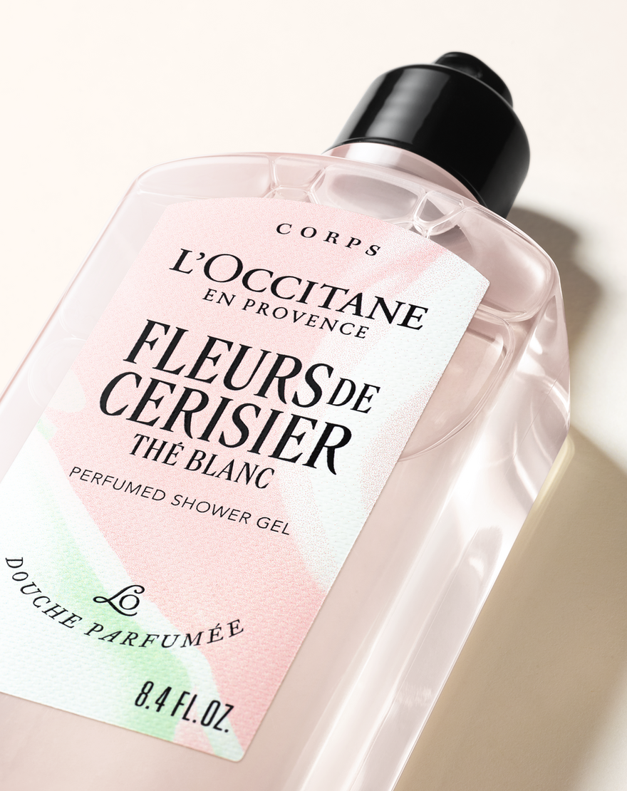 Fleurs de Cerisier Th&eacute; Blanc (Cherry Blossom) Perfumed Shower Gel