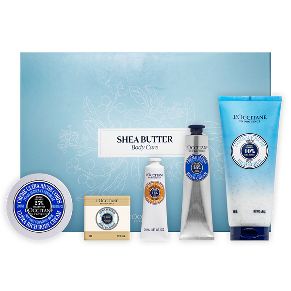 shea butter body care gift set