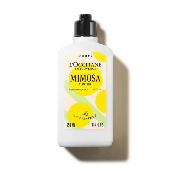 mimosa verveine perfumed body lotion