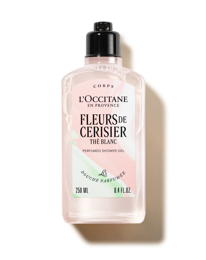 Fleurs de Cerisier Th&eacute; Blanc (Cherry Blossom) Perfumed Shower Gel