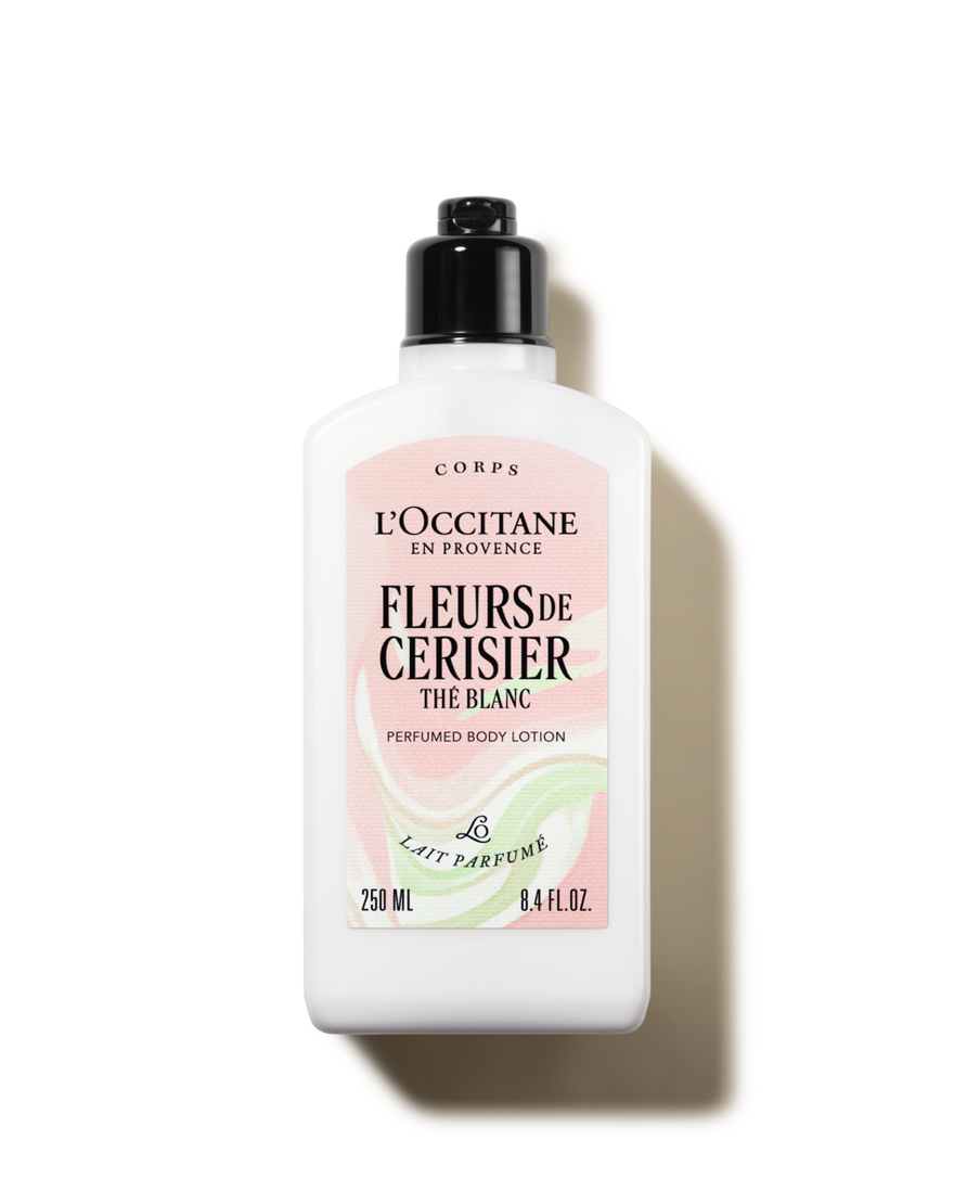 Fleurs de Cerisier Th&eacute; Blanc (Cherry Blossom) Perfumed Body Lotion