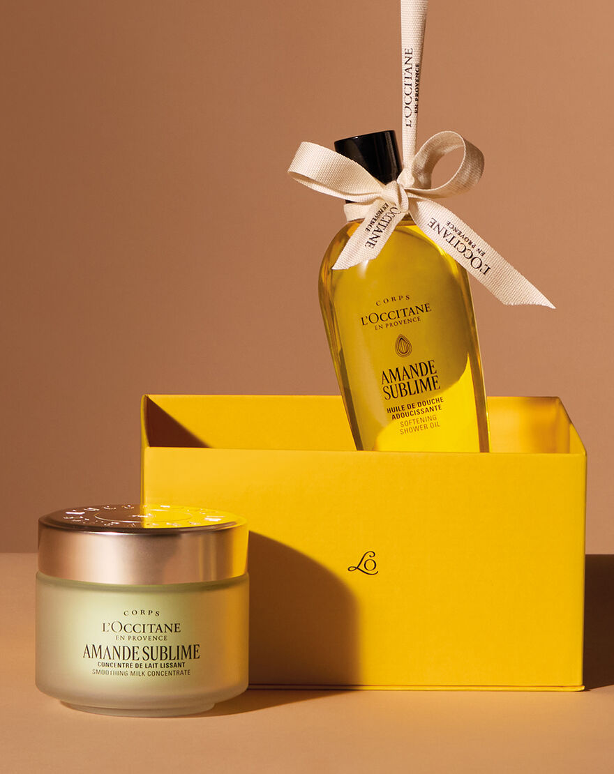 almond body care collection