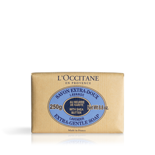 Shea Butter Extra Gentle Soap - Lavender, 250g Shea Butter Extra Gentle Soap - Lavender, 250g