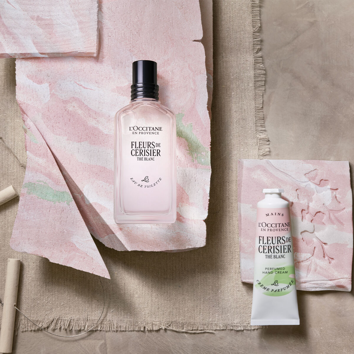 Fleurs de Cerisier Thé Blanc (Cherry Blossom) Perfumed Hand Cream